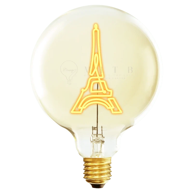 Ampoule décorative LED "Eiffel Tower" - Message In The Bulb