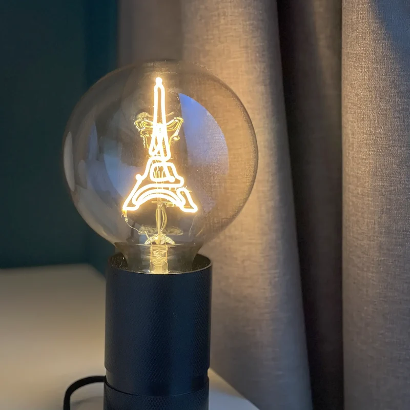Ampoule décorative LED "Eiffel Tower" - Message In The Bulb