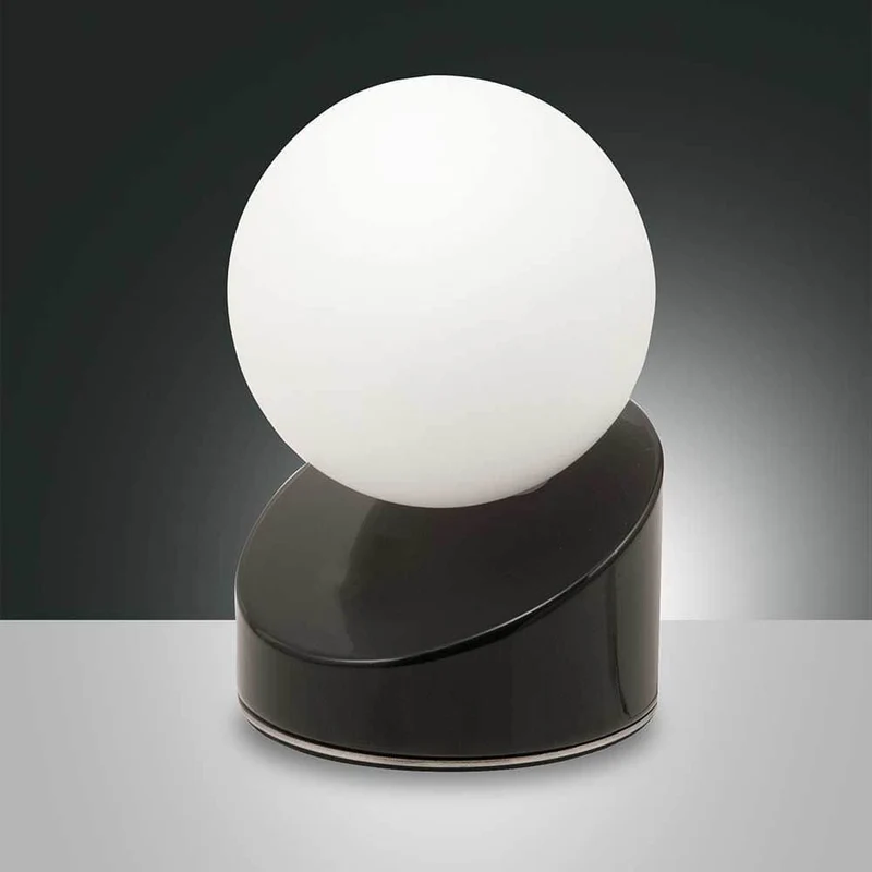 Gravity LED Tischleuchte aus Metall & Glas