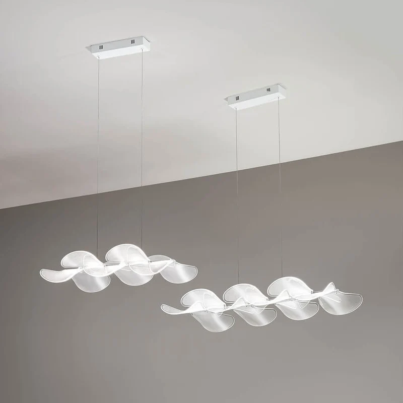 LED Pendelleuchte Sylvie in Weiß