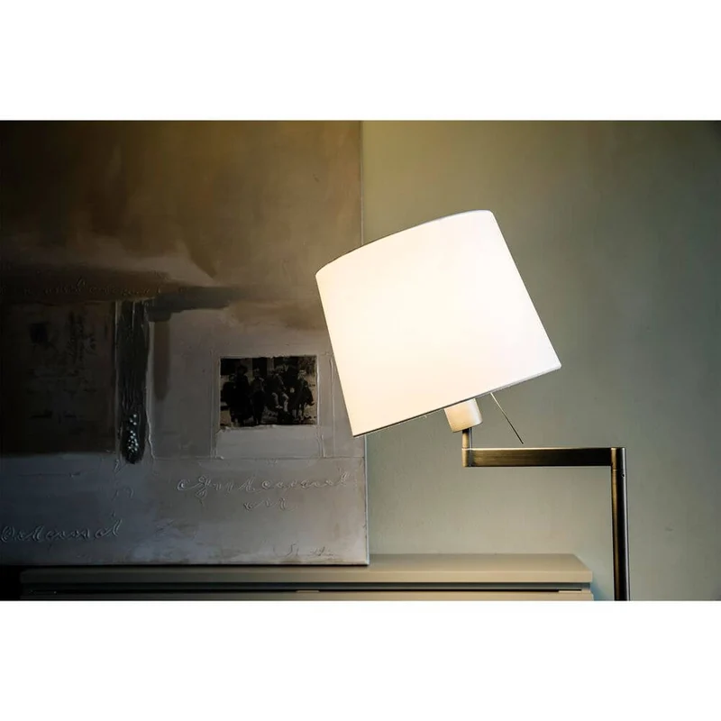 Stehlampe ARTIS Bronze, Weiß