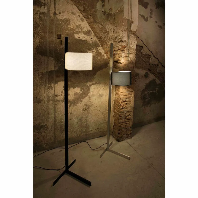 Stehlampe STAND UP Aluminium, Schwarz