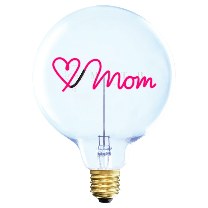 Ampoule décorative LED "'Love Mom" - Message In The Bulb