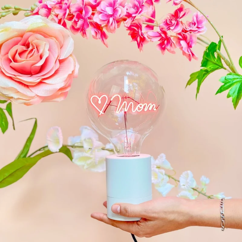 Ampoule décorative LED "'Love Mom" - Message In The Bulb