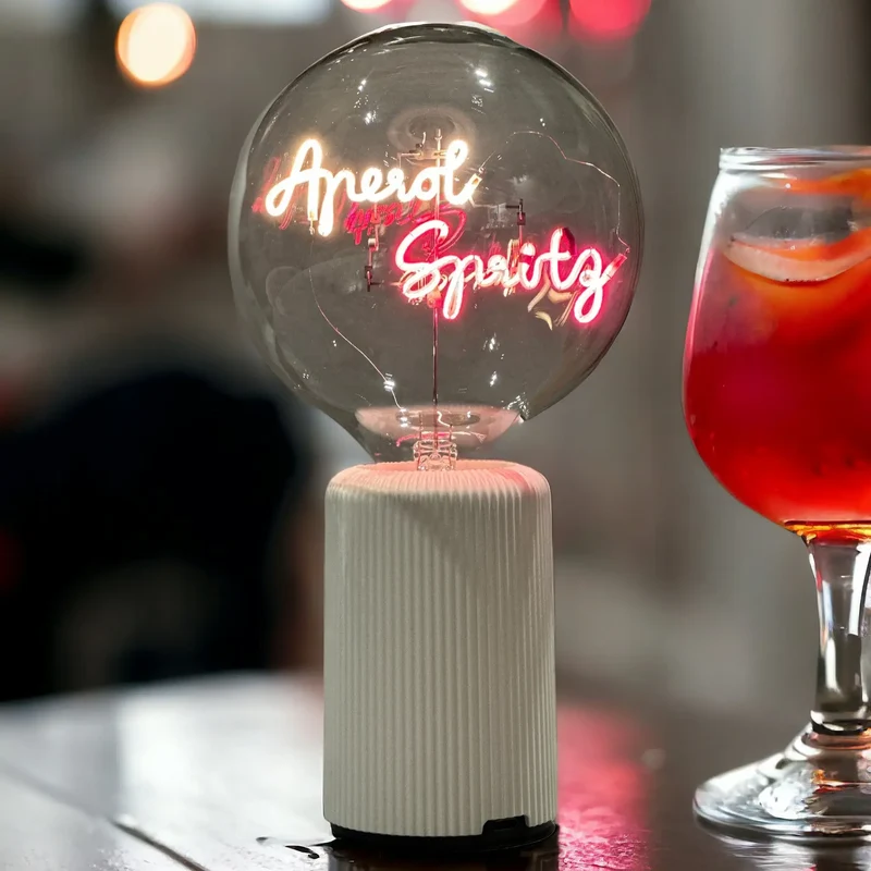 Ampoule décorative LED sans Fil "Aperol Spritz" - Message In The Bulb