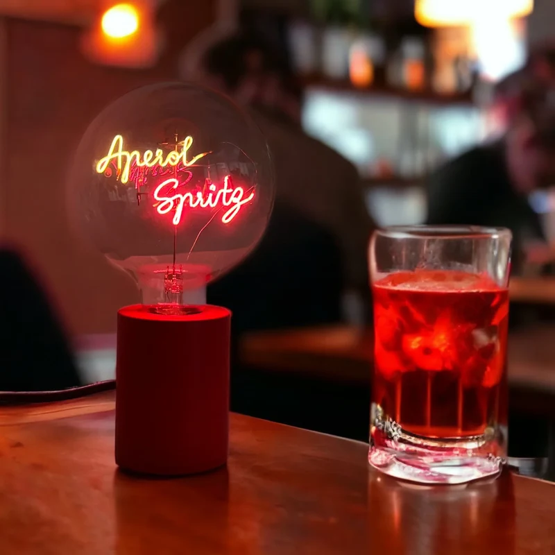 Ampoule décorative LED "Aperol Spritz" - Message In The Bulb