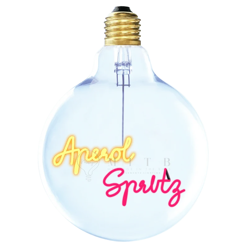 Ampoule décorative LED "Aperol Spritz" - Message In The Bulb