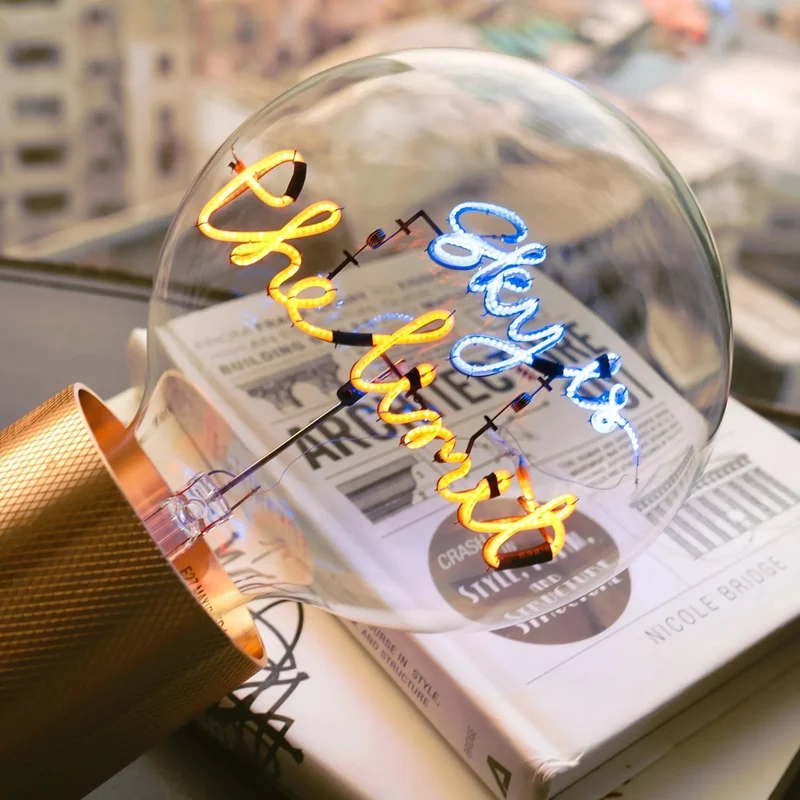 Ampoule décorative LED "Sky is the Limit" - Message In The Bulb