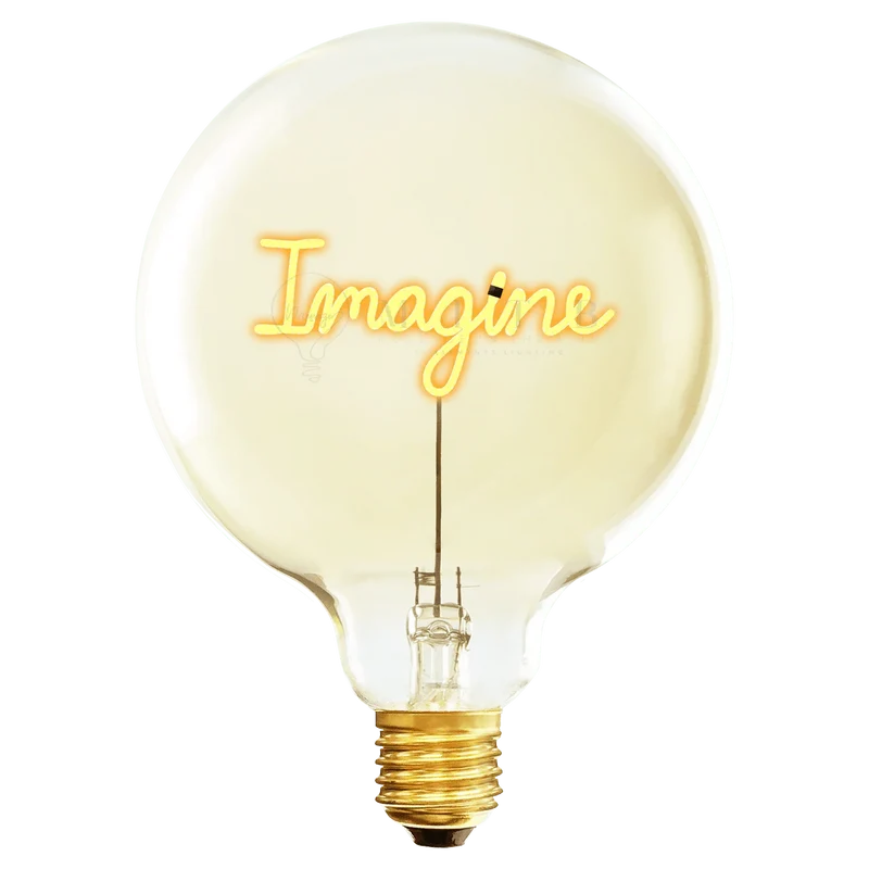 Ampoule décorative LED "Imagine" - Message In The Bulb