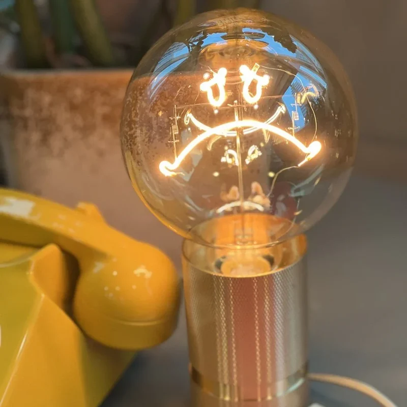 Ampoule décorative LED "Smiley World - Sorrow" - Message In The Bulb