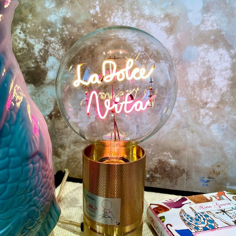 Ampoule décorative LED "La Dolce Vita" - Message In The Bulb