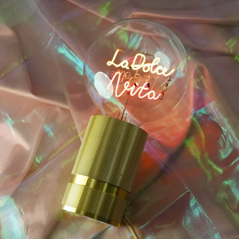 Ampoule décorative LED "La Dolce Vita" - Message In The Bulb
