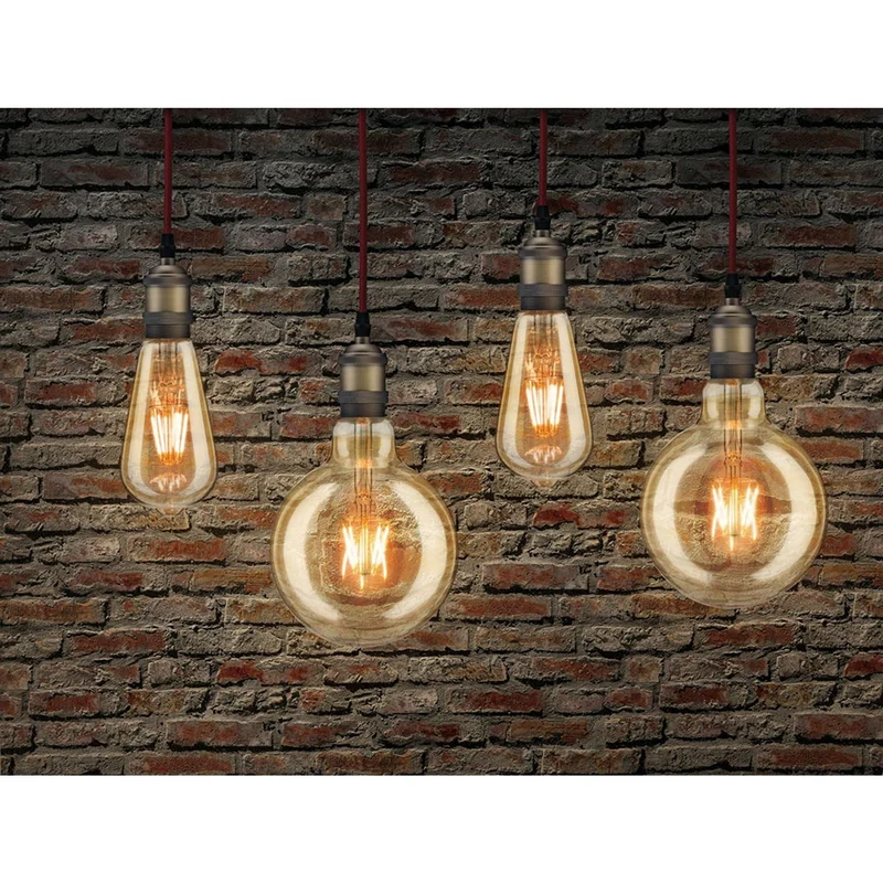 E27 2,7W LED Globe Vintage 1700K Gold