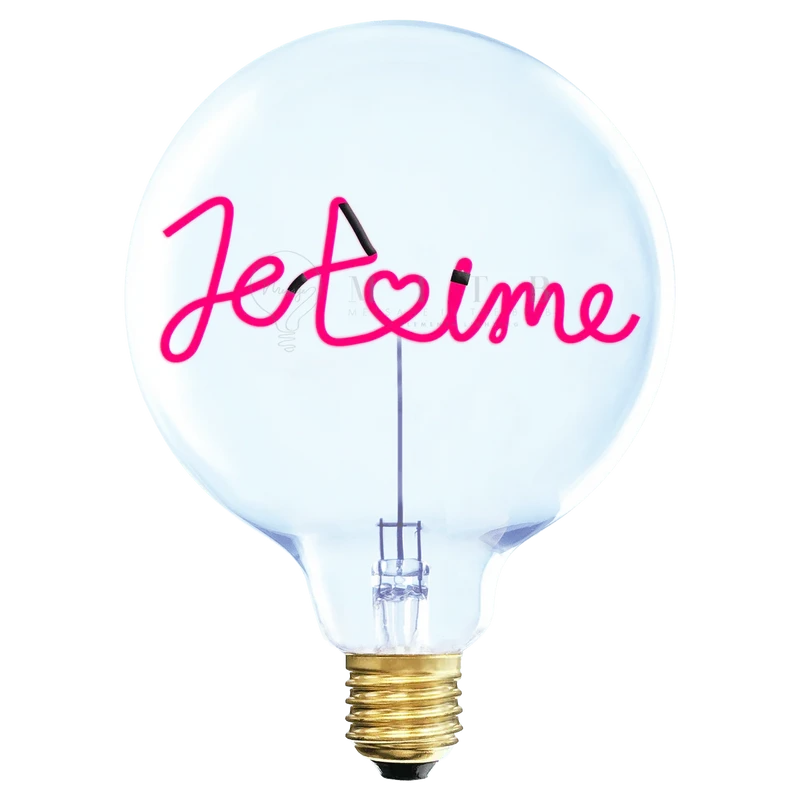 Ampoule décorative LED "Je T'aime" - Message In The Bulb