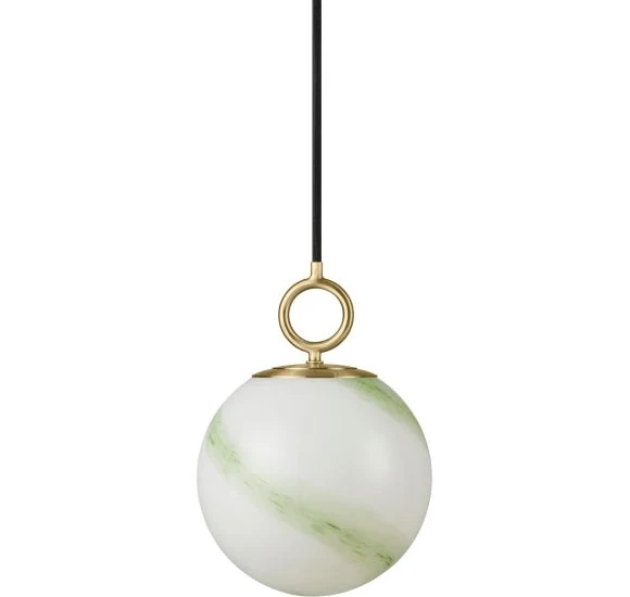 STOCKHOLM PENDEL Ø18 MARBLE GRØN