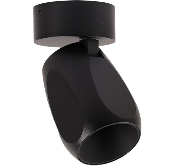FACET W70 LED 2700K SORT PÅBYGNINGSSPOT