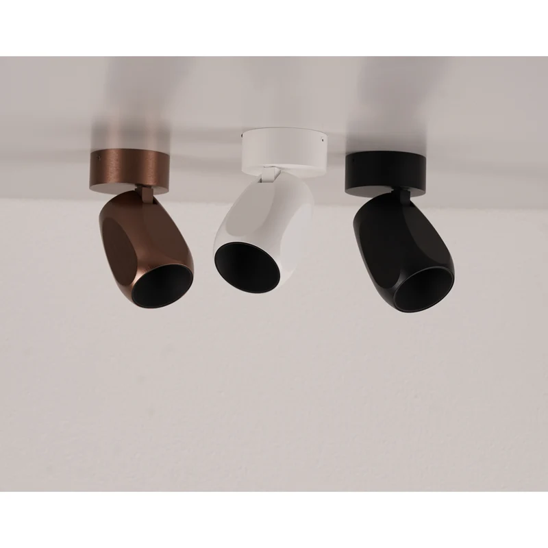 FACET W70 LED 2700K SORT PÅBYGNINGSSPOT