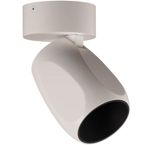 FACET W70 LED 2700K HVID PÅBYGNINGSSPOT