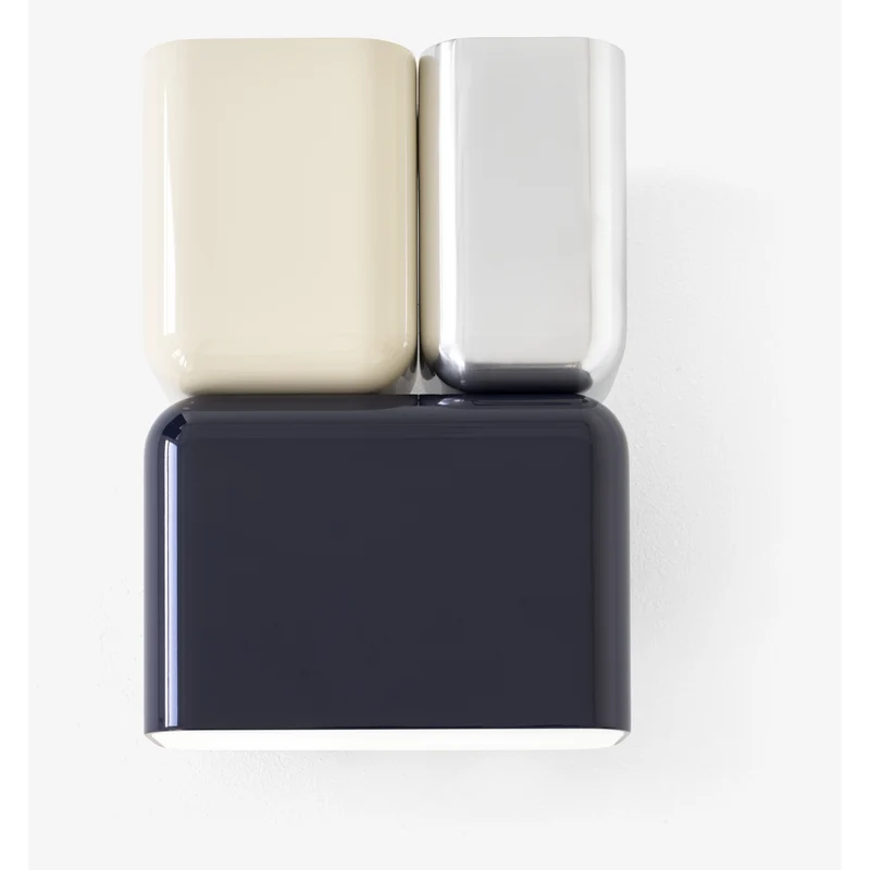 TABATA LN10 - VÆGLAMPE - DEEP BLUE/IVORY