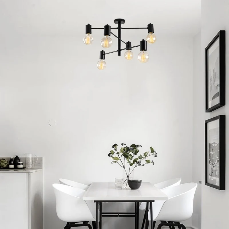 Plafonnier Salon Noir