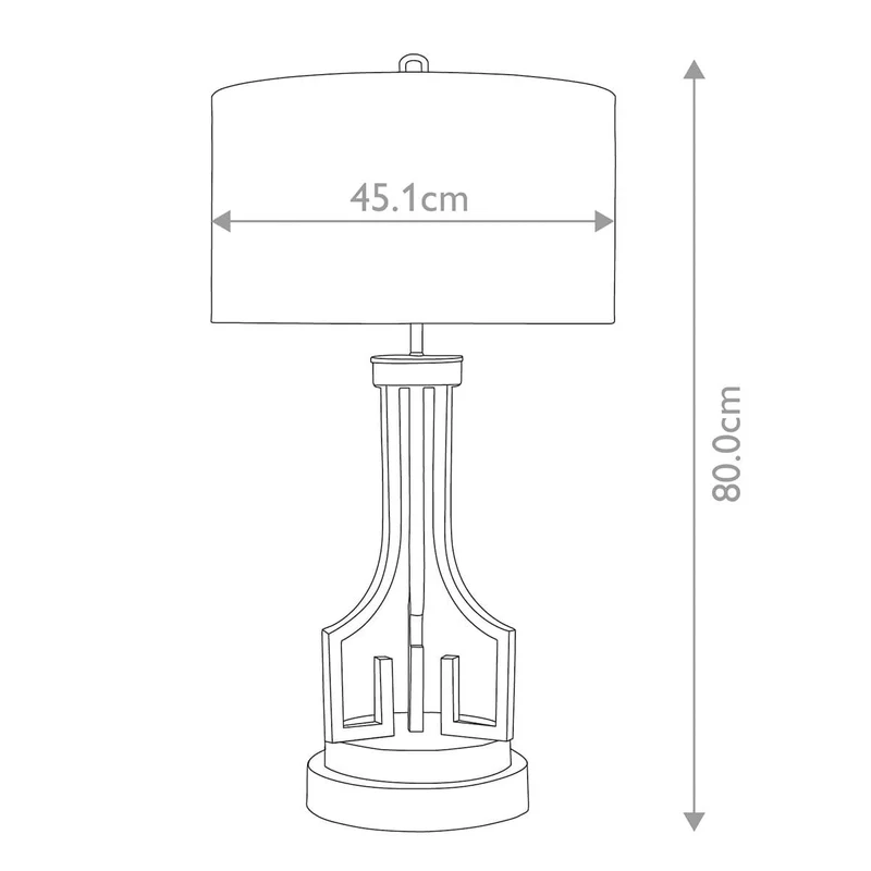 Lampe dorée pour bureau chic