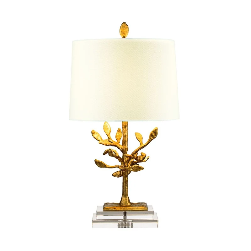 Lampe de table laiton art deco