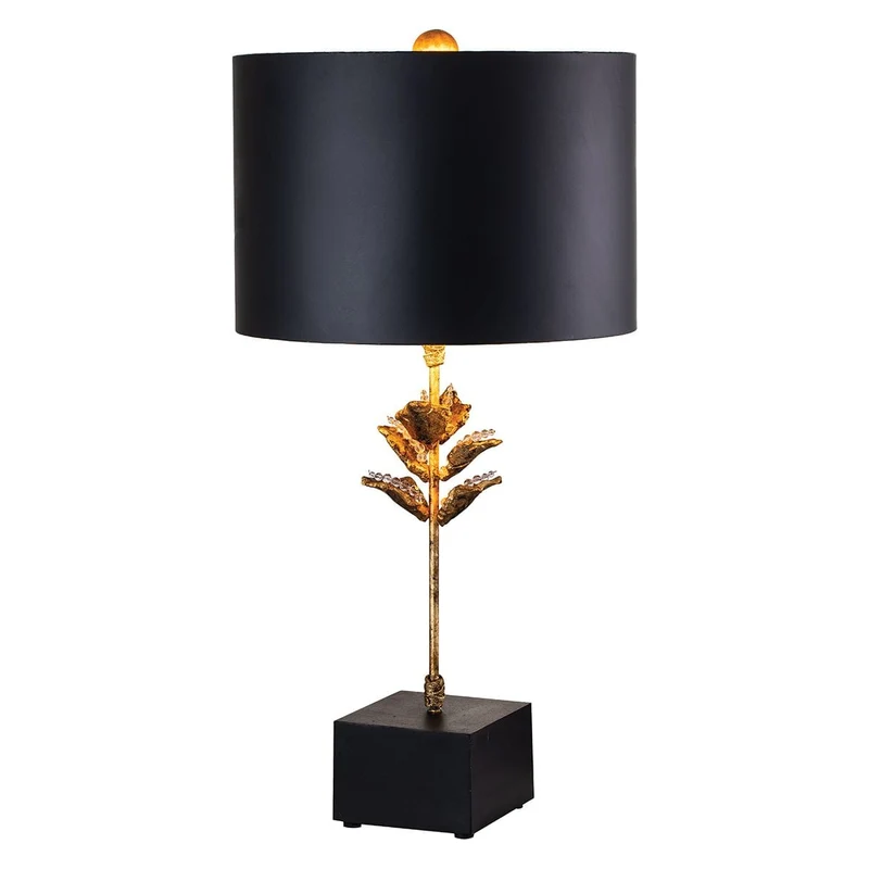 Lampe à poser noire pour salon