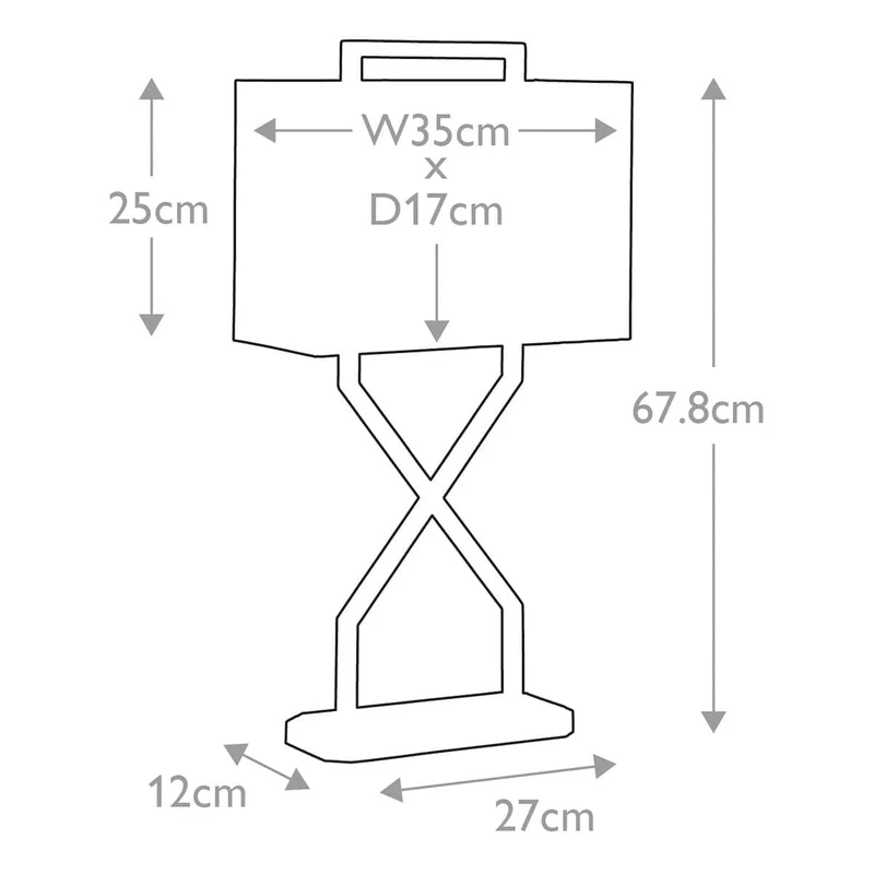Cross Lampe de table