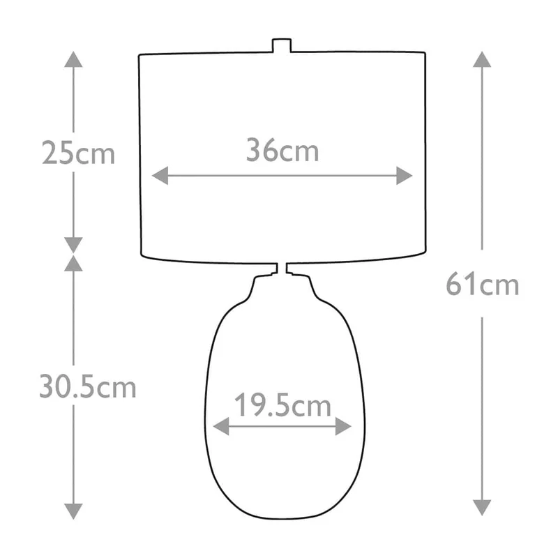Lampe de table Chelsfield 1 lumière