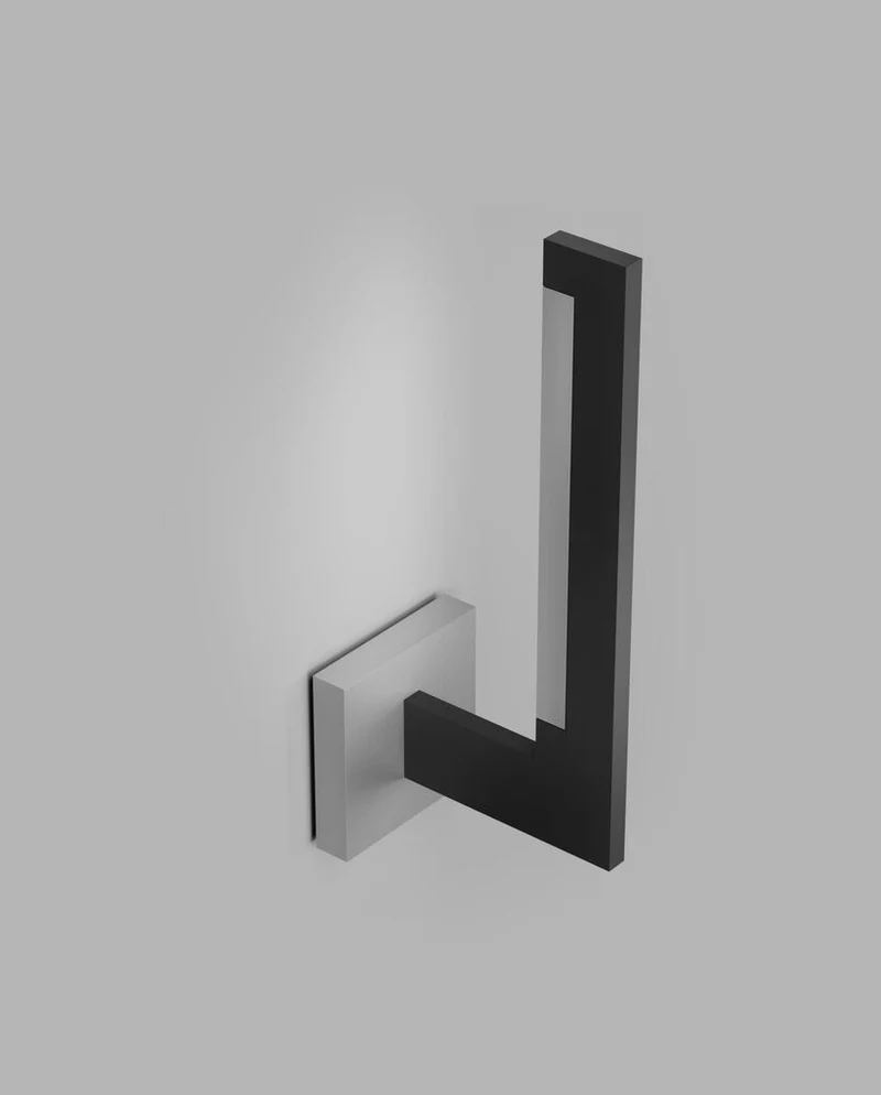 INLAY W2 LINEAR MB/SS - MATT BLACK/SATIN SILVER