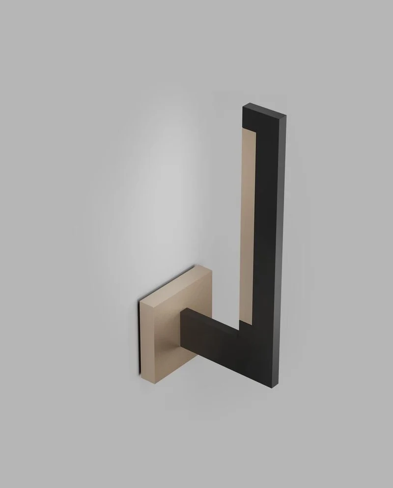 INLAY W2 LINEAR MB/SG - MATT BLACK/SATIN GOLD