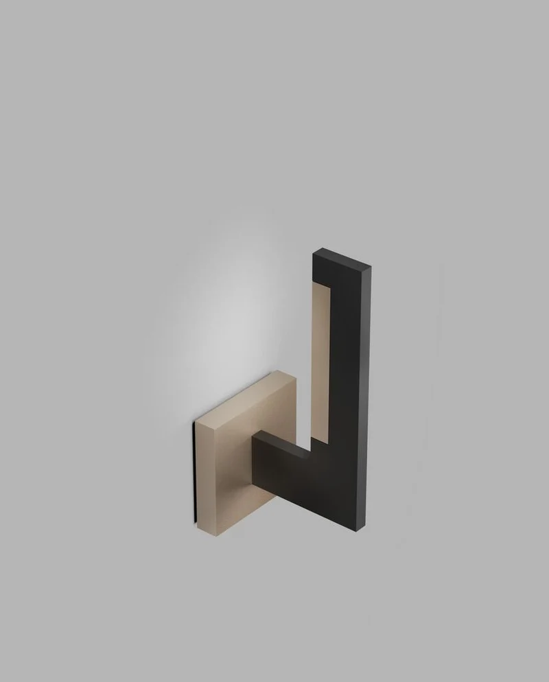 INLAY W1 LINEAR MB/SG - MATT BLACK/SATIN GOLD