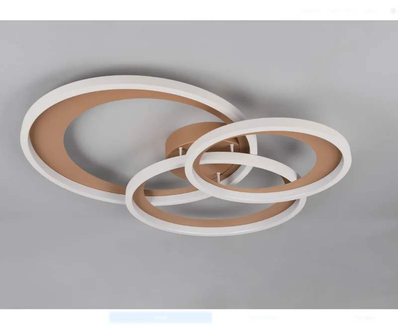 Plafonnier LED cercle pour salon