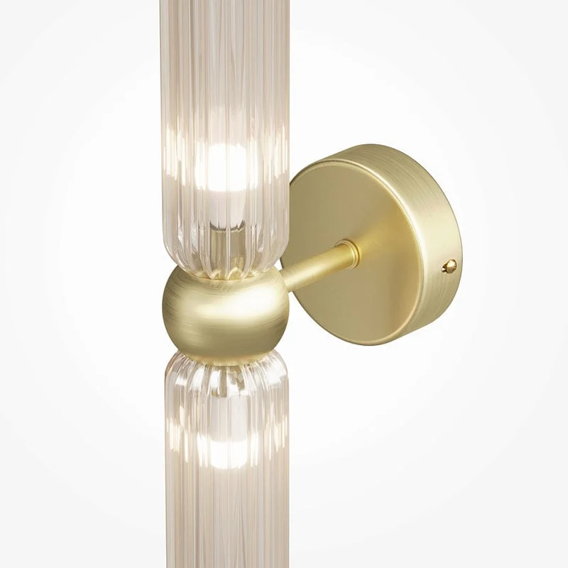 Luminaire Mur Moderne Verre Cognac