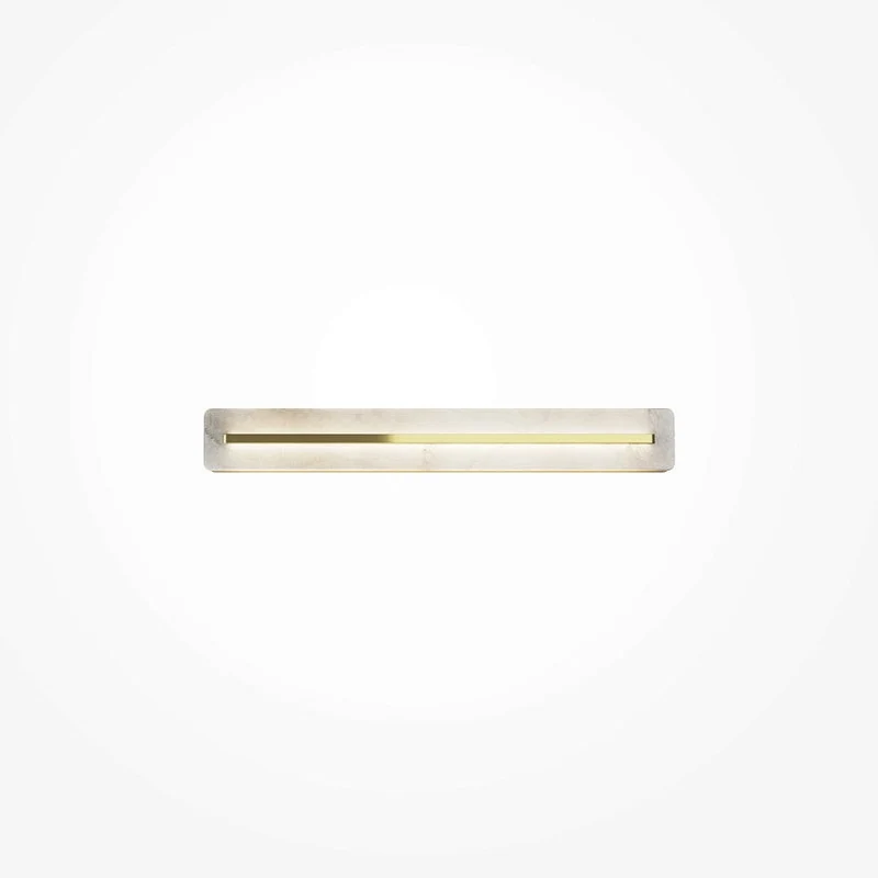 Barre LED Design Marbre Blanc