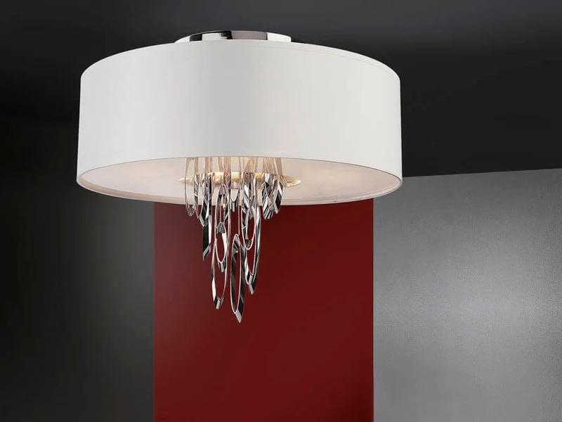 Plafonnier Crème Style Art Deco