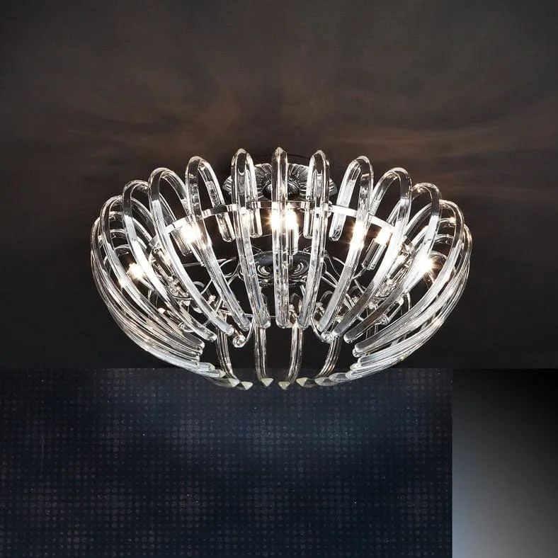 Plafonnier Chrome Design