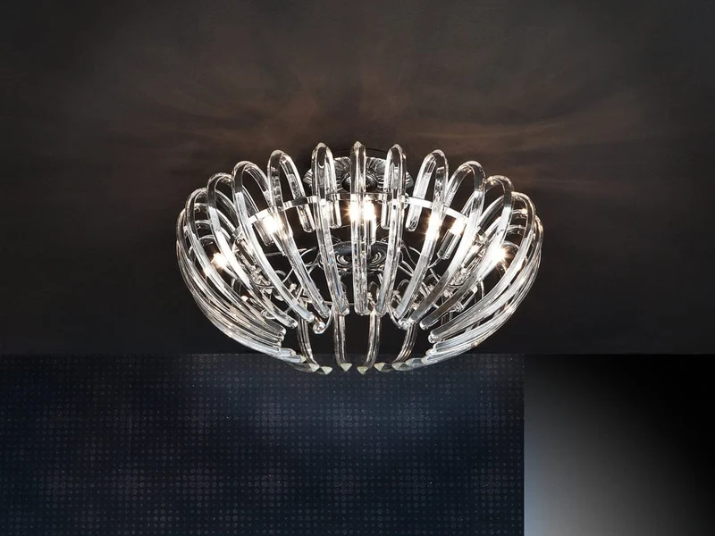 Plafonnier Chrome Design