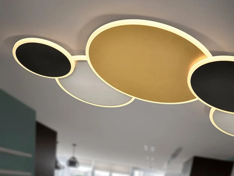 Plafonnier Salon Ronds LED