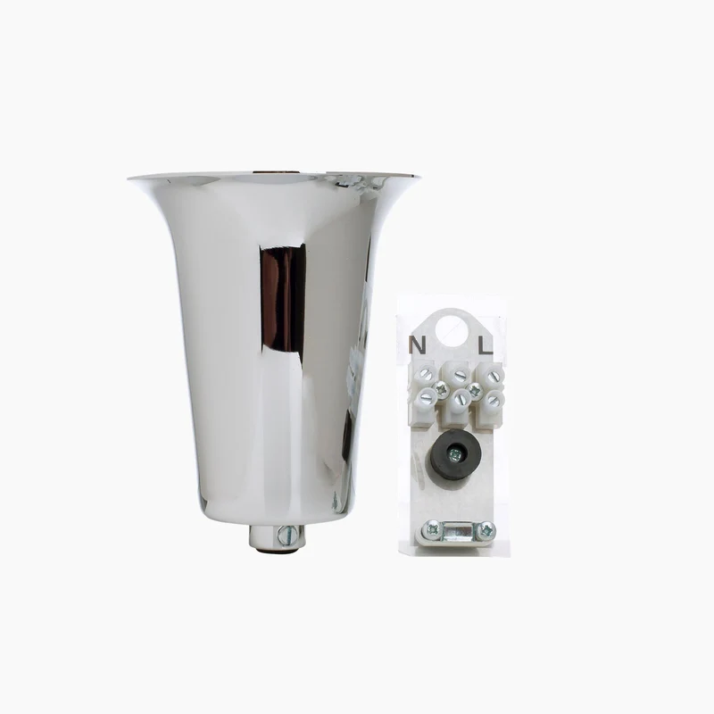 Baldakin krom - PH 3/2 Academy polished chrome canopy - Louis Poulsen