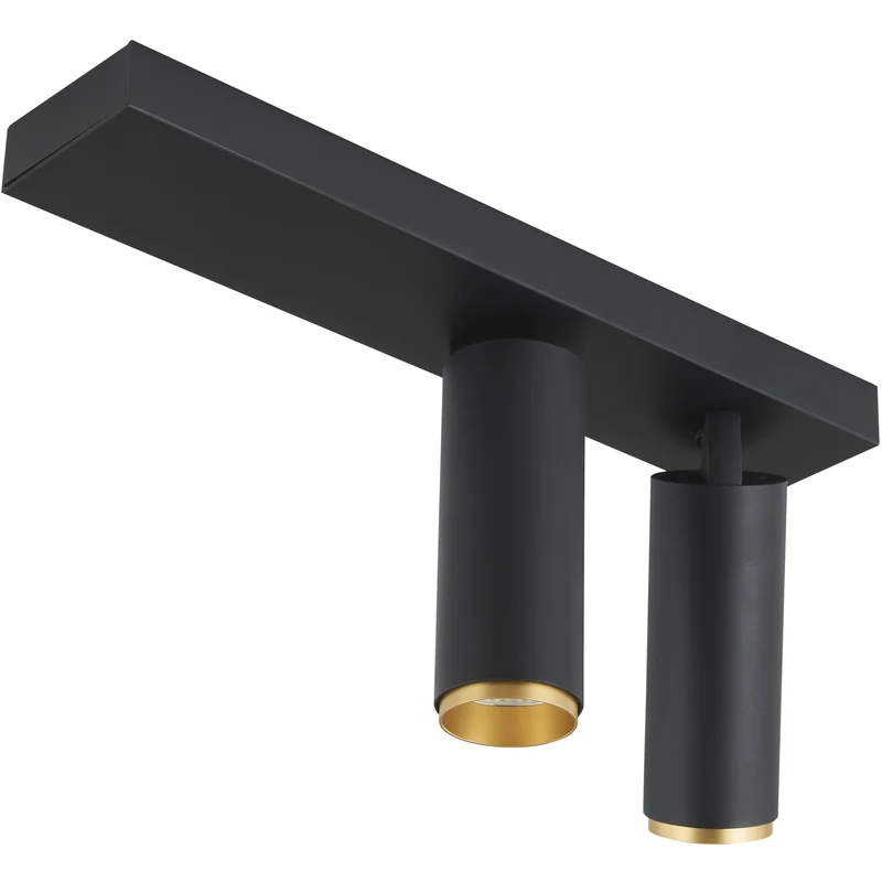 X-BEAM DOBBELTSPOT SORT/GULD