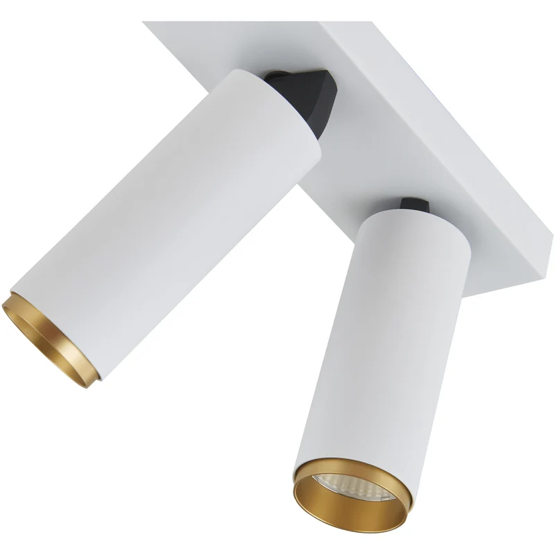 X-BEAM DOBBELTSPOT HVID/GULD