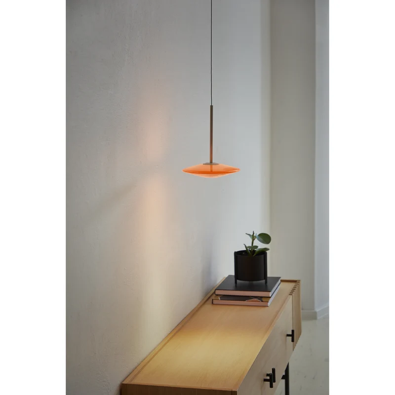 Solene Sospensione - orange LED-pendel fra Loom Design