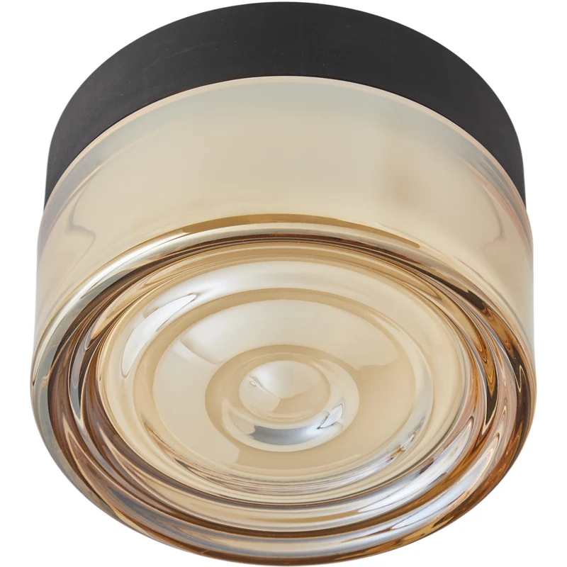 OTTO WAVE VÆG/LOFTSLAMPE AMBER