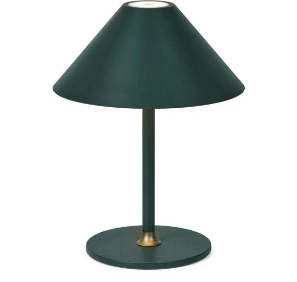HYGGE BORDLAMPE Ø19 DYB GRØN BATTERI LED