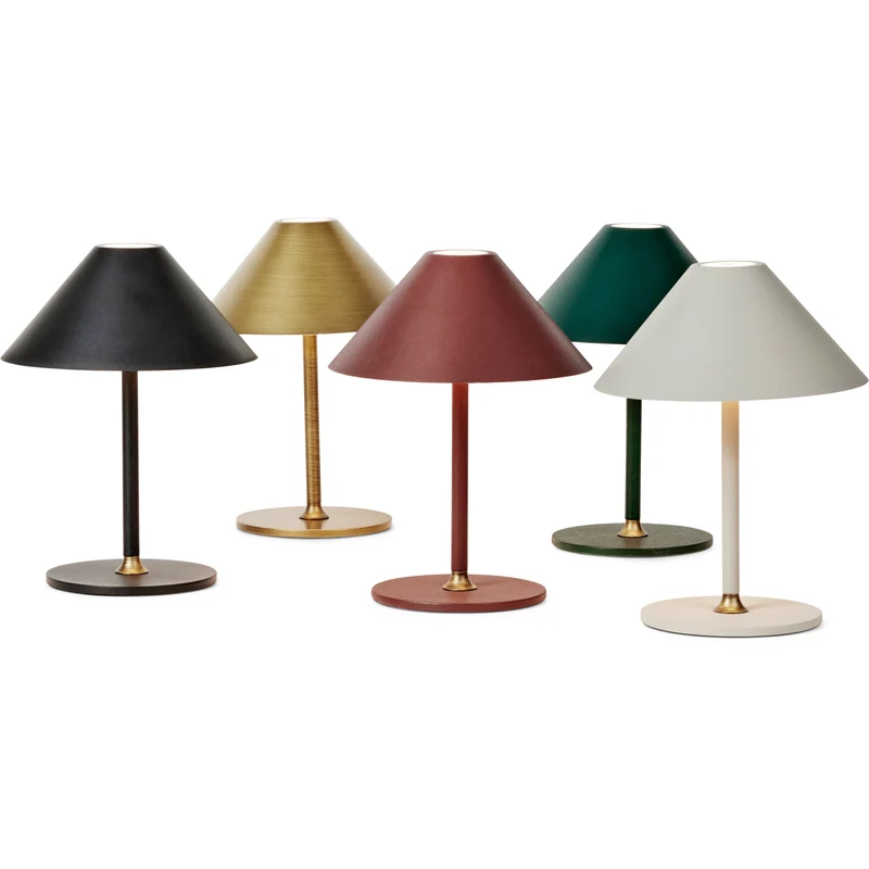 HYGGE BORDLAMPE Ø19 DYB GRØN BATTERI LED