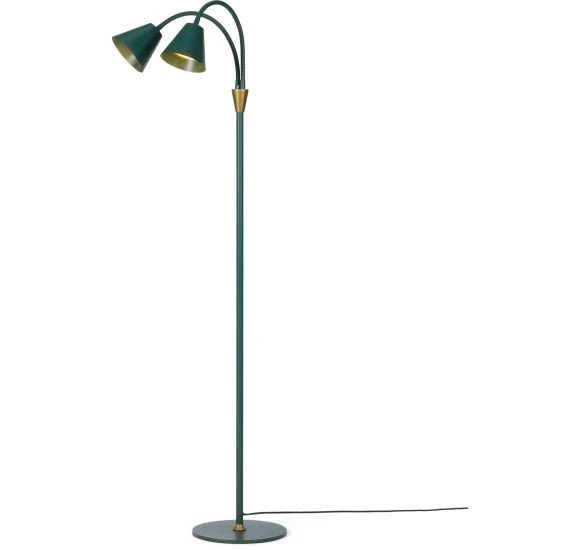 HYGGE GULVLAMPE 2 DYB GRØN GU10