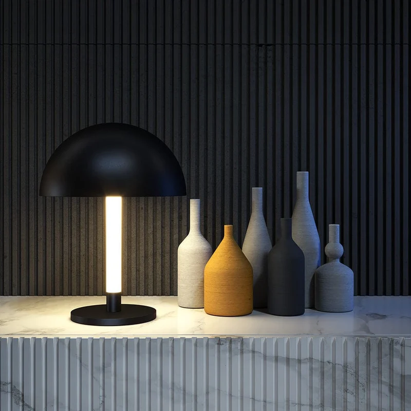 Lampe Design Metal Noir
