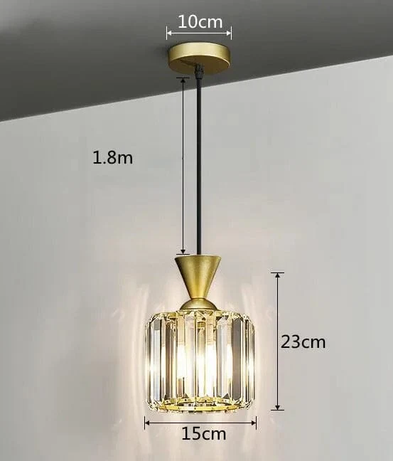 Suspension Cristal Pas Cher