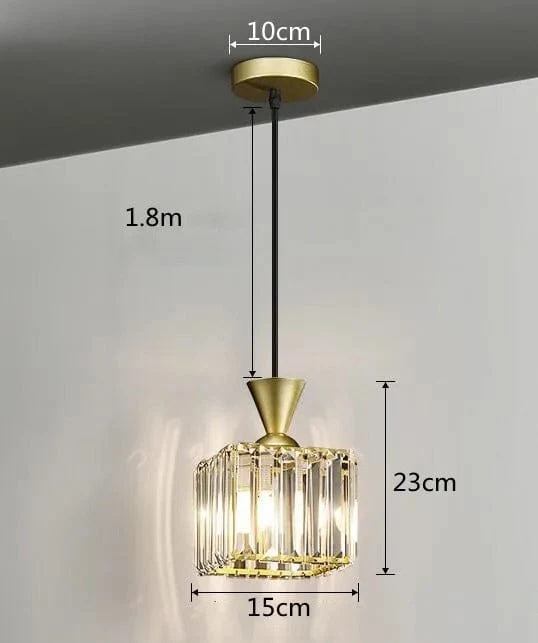 Suspension Cristal Pas Cher